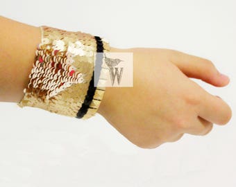 Sequin Mermaid Fidget Bracelets