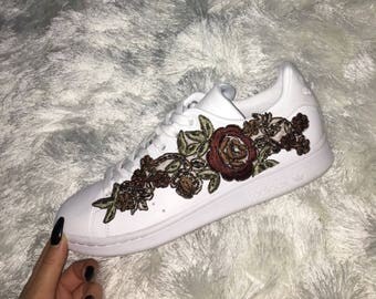 stan smith floral embroidery