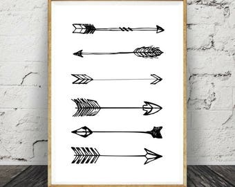 Arrow artwork | Etsy