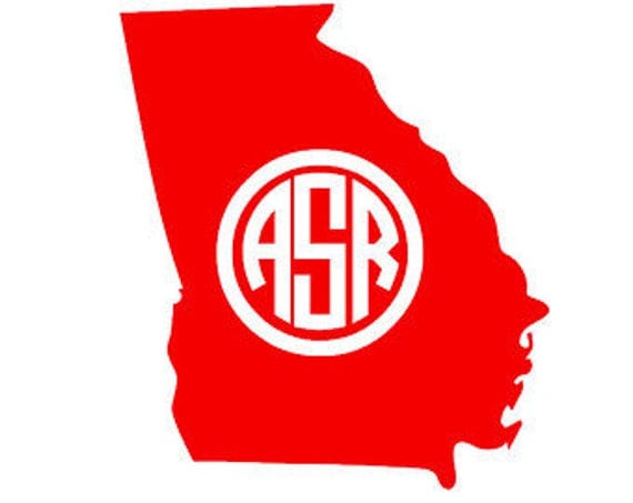 Download Georgia State Monogram SVG