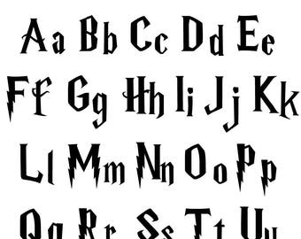 harry potter fonts in google drawing