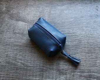 Leather wallet - teal