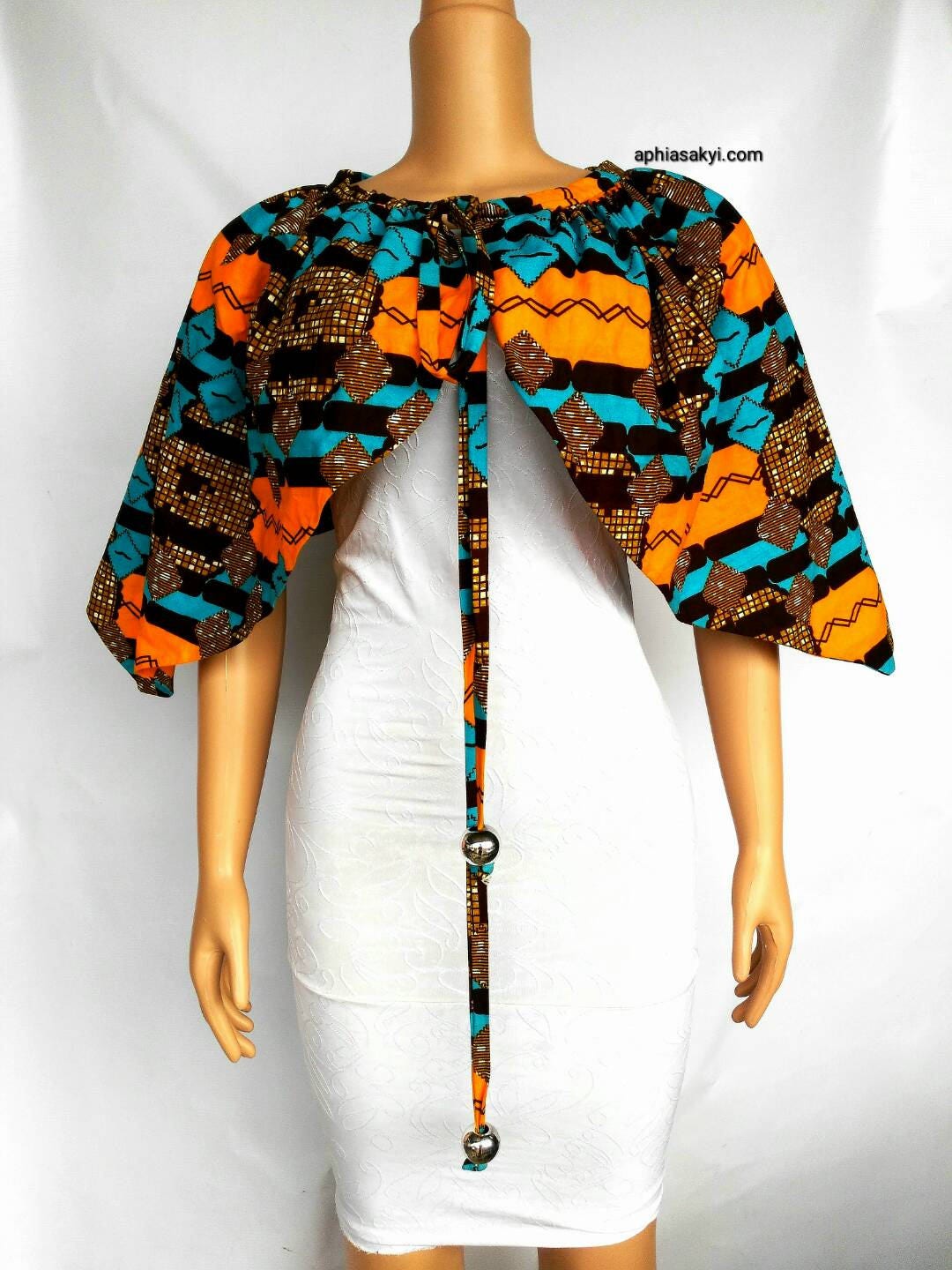 Cape ankara dress african dresses ankara cape african cape