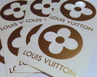 10 Louis Vuitton stickers Louis Vuitton decals Designer decal Designer logo