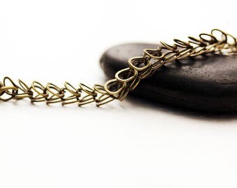 1 m "RIVOLY" fancy chain BRONZE