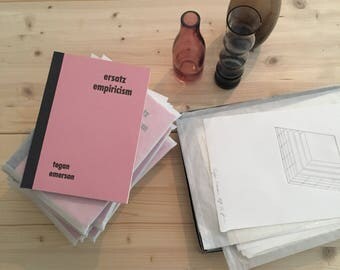 Artist Book "ersatz empiricism" - collection of 34 contemporary etchings