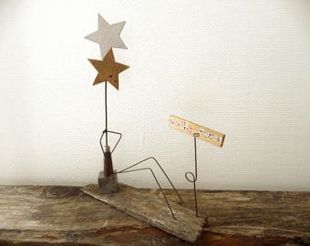Statuette Figurine "Avoir la tête dans les étoiles"