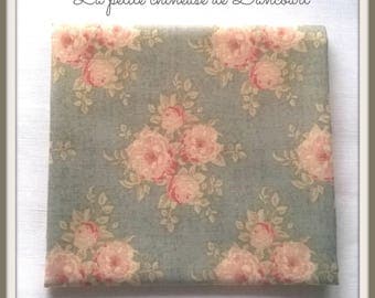 Ella blue grey Tilda fabric coupon