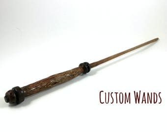 Custom Wand, Custom Harry Potter Wand, Gryffindor Wand, Green and Silver Wand, Pottermore Wand, Fantastic Beasts and Where to Find Them