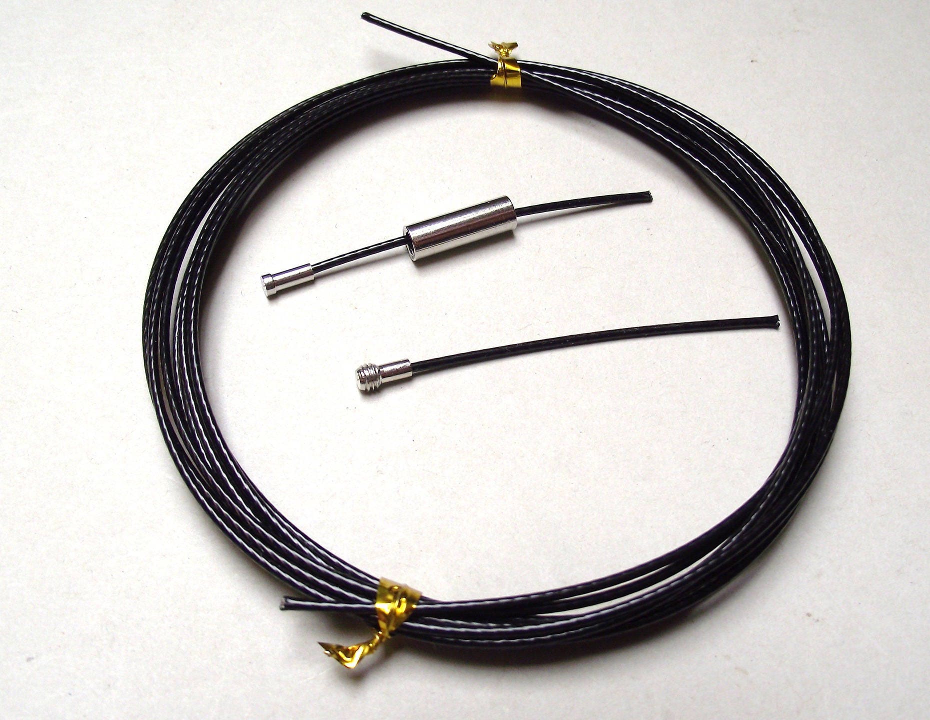 stiff neck 4 laps black wire cable kit for DIY.