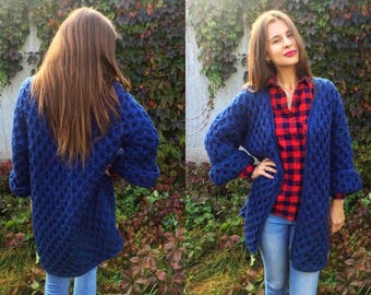 SALE Cardigan 100% wool