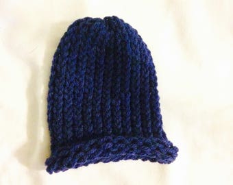 Crochet baby beanie Nav