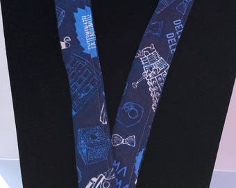Doctor Who Fabric Lanyard with ID Holder