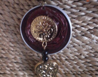 Red and gold necklace