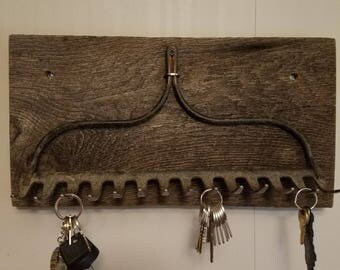 Rustic Rake Key Holder Rustic Rake Key Holder