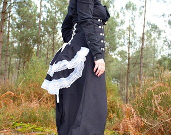 Tied Mid Waist Long Harem Pants
