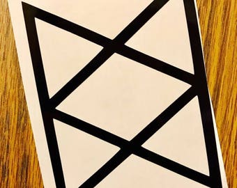 The Adventure Zone Bureau of Balance vinyl logo decal