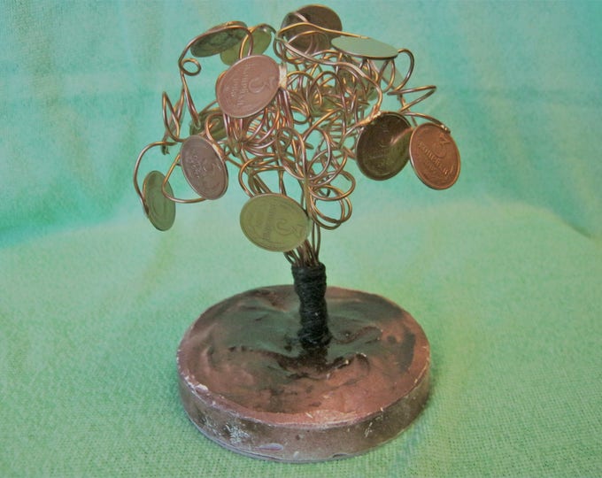 Coins tree, money tree, Glüksbaum