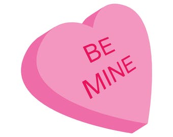Be mine heart | Etsy