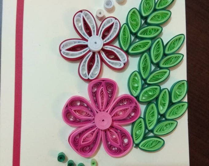 Quilling Greetings Card