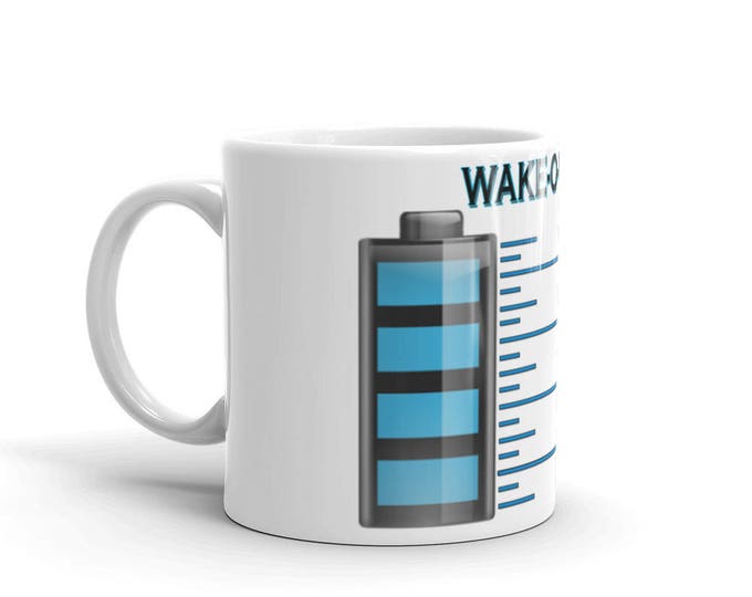 FUN, Emoji, Wake-o-Meter, Coffee Mugs, for Coffee Lovers, Gifts for Teachers, Mom or Dad, Friends, Co-workers, CoffeeShopCollection