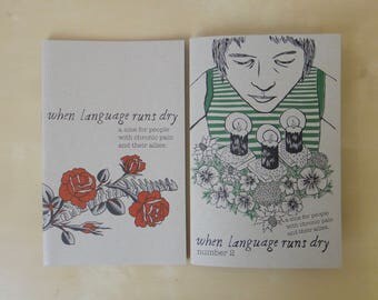 You Choose TWO - Chronic Pain Zine Pack: When Language Runs Dry