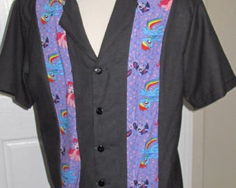 My Little Pony Men's bowling shirt in 7 sizes