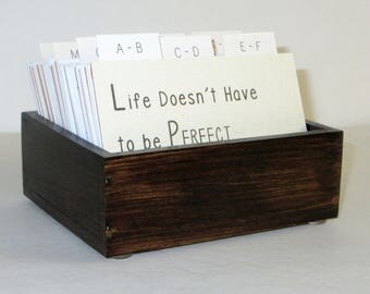 Address Card File. Address Book...Wedding Guest Book Alternative...Printed Address Cards