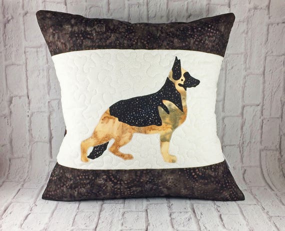 german shepherd throw pillow