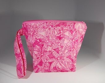 Mini zip - Lined Project Bag - 100% Cotton