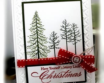 Christmas Card- Stampin'Up Have Yourself a Merry Little Christmas