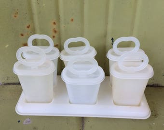 Vintage Tupperware Popsicle Mold Set