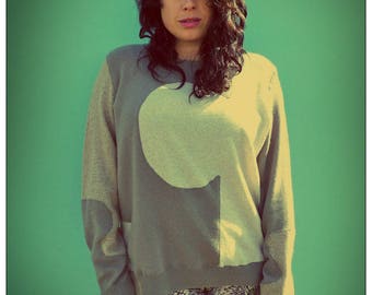 Upcycled Cashmere Sweater Beige Cream Jigsaw Jumper ReMade in England UK