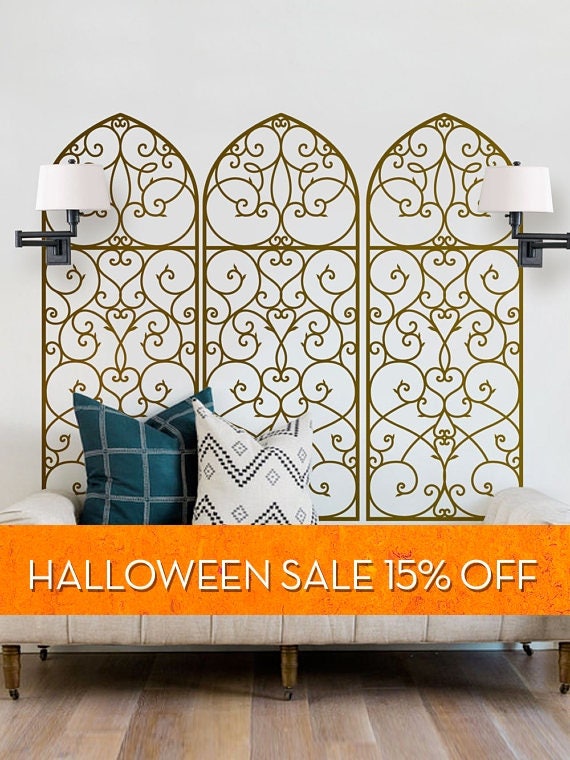 Decorative Panel Wall Decal Elegant Style Wall Decal Living