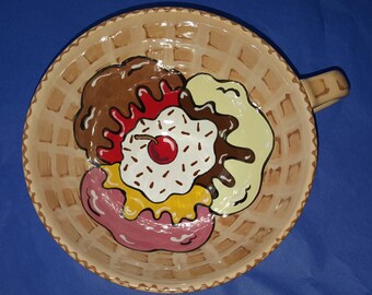 Ice Cream Bowl, Gift for dad, Gift for Mom, Gift for Grandma, Gift for Grandpa, personalized, Birthday, Christmas, keepsake, Ice Cream Bowl