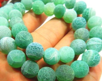 64 AGATE Gemstone Beads - 6mm - COD5035