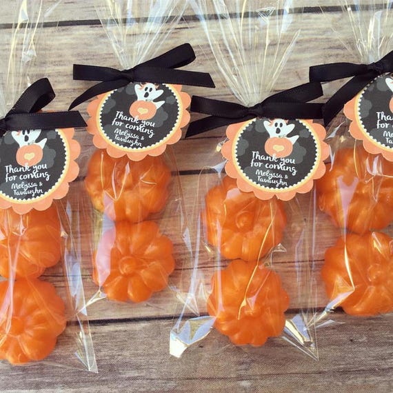 40 PUMPKIN SOAP Party Favors {80 Soaps} Halloween Party, Birthday, Fall Wedding Favors, Baby Shower, Bridal, Gender Reveal, Twins, Sprinkle Il_570xn