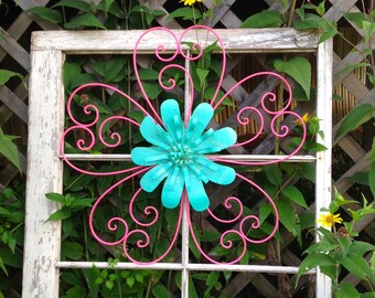 Metal Wall Flower metal wall flower | etsy Metal Wall Flower metal wall flower | etsy