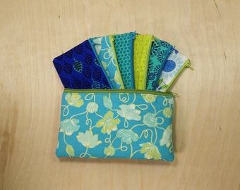 Cash Budget System, Cash Envelope Wallet -Ivy on Teal- (It can be used with the Dave Ramsey system)
