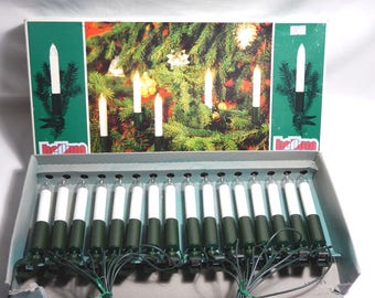 Hellum 16 Clip-on Electric Candle Light Strand Christmas Lights Germany Weihnachtsbeleuchtung Krazen -1