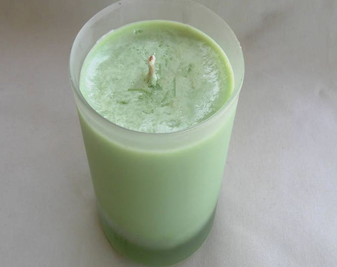 Cucumber Melon Soy Candle in White Frosted Tumbler