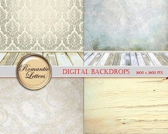 Sale 60% Digital Backdrop newborn digital photo background Digital Scrapbook Paper pack white wood texture digital backdrop background newbo