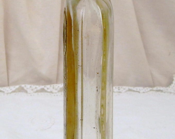 Antique French Cough Syrup "Sirop des Vosges Cazé" Glass Bottle with Original Paper Label, Apothecary Collecting, Belle Epoque France Antique French Cough Syrup "Sirop des Vosges Cazé" Glass Bottle with Original Paper Label, Apothecary Collecting, Belle Epoque France
