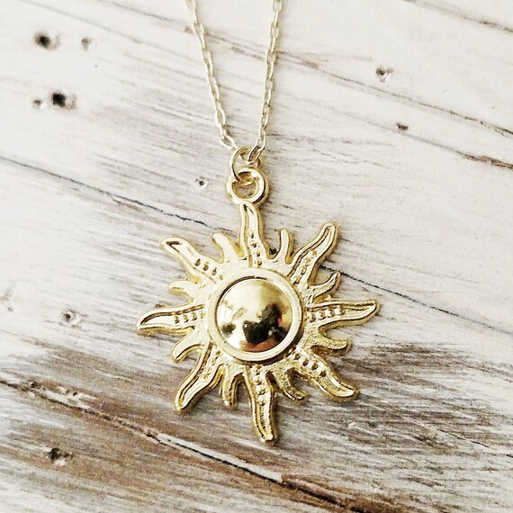 Gold Sun Celestial Necklace