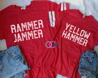 rammer jammer yellow hammer t shirt