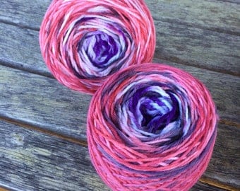Hand-Dyed Yarn ~ 100% Peruvian Highland Wool ~ Colorway: "Wisconsin"