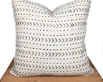 African Mud Cloth Pillow Cover 20