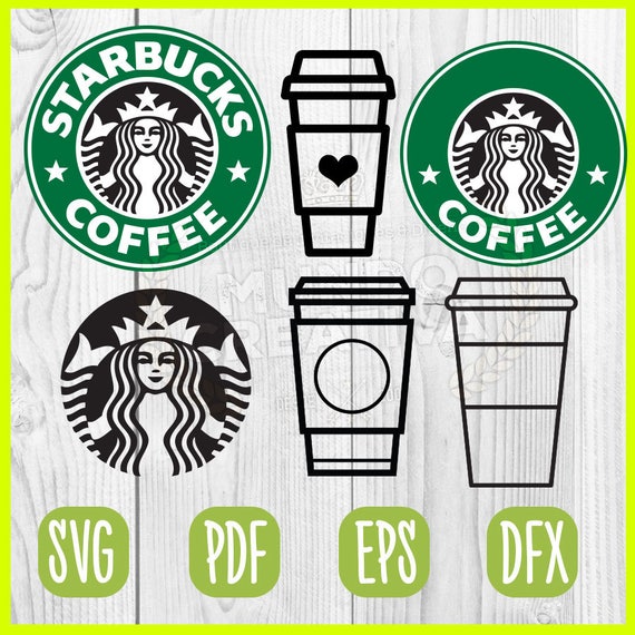 Starbucks Bundle Svg Eps Dfx Cutfiles Silhouette Cameo Cricut