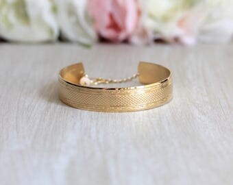 Gold filled Maha Cuff Bracelet