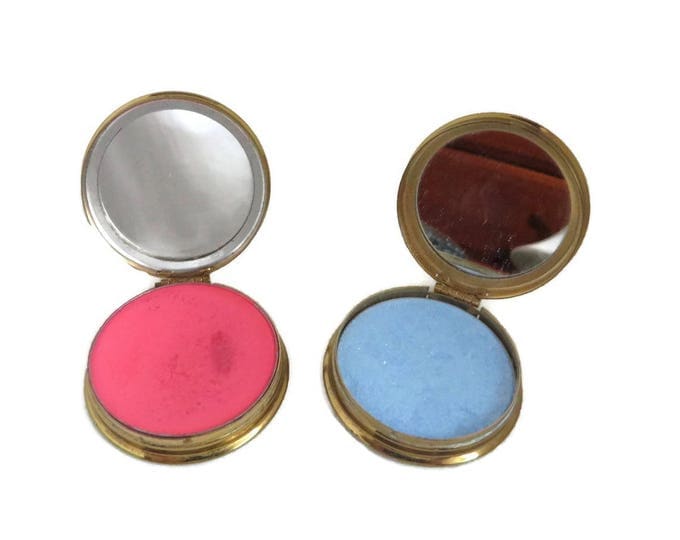 Vintage Makeup Compacts, Rouge, Eye Shadow Compacts, Estee Lauder Makeup, FREE SHIPPING